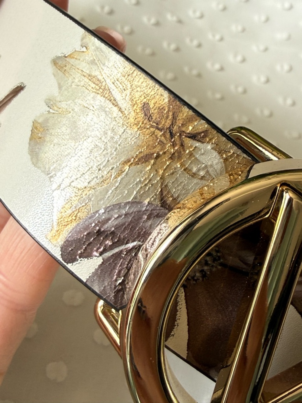 Mario Valentino Guisy Floral Belt - Picture 6 of 13
